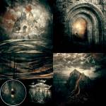 Heavy Death Black Metal Album Cover Artwork