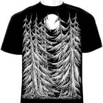 Atmospheric Black Metal T-shirt Art for Sale
