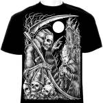 Black Death T-shirt Art for Sale